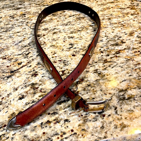 Fossil Accessories - Fossil Fine Leather adjustable Belt 44” long 1 1/4” wide